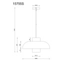 Globo 15755S Pendelleuchte LOWE E27