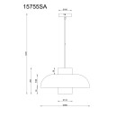 Globo 15755SA Pendelleuchte LOWE E27