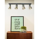 Lucide 05910/20/36 LED Decken- und Spotleuchte Concri 4x5W | GU10