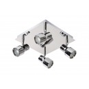 Lucide 17948/20/11 LED Deckenleuchte Sirene 4x5W | GU10 | 3000K | IP44