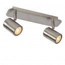 Lucide 26957/10/12 LED Decken- und Spotleuchte Lennert 2x5W | GU10 | 3000K