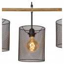 Lucide 45459/04/30 Pendelleuchte Basket 4x60W | E27