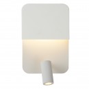 Lucide 79200/08/31 LED Wandleuchte mit Leselampe Boxer 3W und 5W| 3000K - weiß