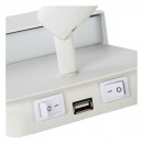 Lucide 79200/08/31 LED Wandleuchte mit Leselampe Boxer 3W und 5W| 3000K - weiß