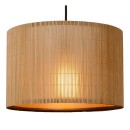 Lucide 03429/03/30 MAGIUS Pendel-Deckenleuchte 3xE27 - Rattan, schwarz