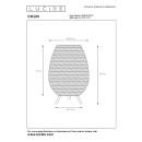 Lucide L035433672 Tischlampe COLIN  G9