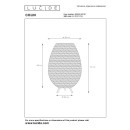 Lucide L035435030 Tischlampe COLIN  G9