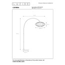 Lucide L037476038 Stehlampe CORINA  E27