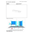 Lucide L042100802 LED Badezimmer-Wandleuchte ALEXA  | 8W integrierte LED-Quelle | 800lm | 3000K