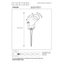 Lucide 09832/01/31 Außenreflektor 1x50W | GU10 | IP65 - steckbar, weiß