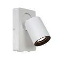 Lucide 09929/06/31 Wandleuchte Nigel 1x5w | LED GU10 | 320lm | 3000K - inkl. Lampeen, weiß, einstellbar, eingeschlossen