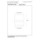 Lucide 10508/01/33 EXTRAVAGANZA TUSSE Tischleuchte H220mm | 1xE14 - grün, Messing