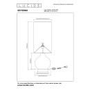 Lucide L107198153 Stehlampe ESTERAD  E27