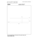 Lucide 12200/60/30 LED Wandleuchte Segin 1x6w | 250ml | 2700k - schwarz