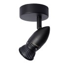 Lucide 13955/01/30 CARO Decken- oder Wandstrahler D90mm | 1xGU10 - schwarz