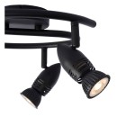 Lucide 13955/03/30 CARO Deckenstrahler D310mm | 3xGU10 - schwarz