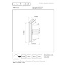 Lucide L148270130 Außenwandleuchte PRIVAS E27