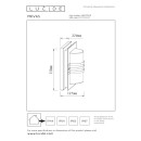 Lucide L148270131 Außenwandleuchte PRIVAS E27