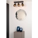 Lucide 17999/03/30 ALION Deckenstrahler 3xE14 - schwarz, Rauchglas