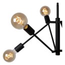 Lucide 21424/06/30 Hängende Deckenleuchte Lester 6x40w | E27 - schwarz, etabliert