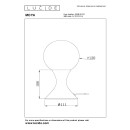 Lucide L255160102 Tischlampe MOYA  G9