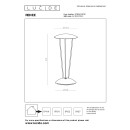 Lucide L275040230 LED Tischlampe für den Außenbereich RENEE | 2,2W integrierte LED-Quelle | 212lm | 2700K