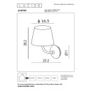 Lucide 27888/07/30 LED Wandlampe 1x7w | 900lm | 3000k | IP65 - schwarz