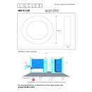 Lucide 28116/18/31 LED Deckenleuchte Brice 1x11W | 3000K | IP44 - Badezimmerleuchte, dimmbar