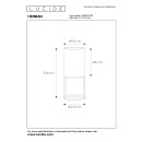 Lucide L305628138 Tischlampe HERMAN  E27
