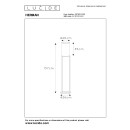 Lucide L307628130 Stehlampe HERMAN  E27
