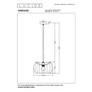 Lucide L344453030 Pendelleuchte SPENCER  E27