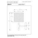 Lucide 45259/01/30 Wandleuchte Basket 1x40W | E27