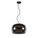 Lucide 45401/40/65 OLIVIA Deckenleuchte D400mm | 3xE27 - schwarz, Rauchglas