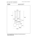 Lucide L454081599 Pendelleuchte ILONA  E27