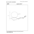 Lucide L455632561 Tischlampe JORIT  E27