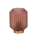 Lucide 45595/01/66 Tischlampe Sueno 1x40w | E14 - Rosa, Kabelschalter