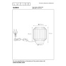 Lucide 45595/01/66 Tischlampe Sueno 1x40w | E14 - Rosa, Kabelschalter