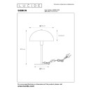 Lucide L455960130 Tischlampe SIEMON  E14