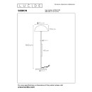 Lucide L457960130 Stehlampe SIEMON  E27