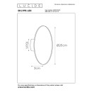 Lucide L462010802 LED Wandleuchte EKLYPS  | 8W integrierte LED-Quelle | 480lm | 3000K
