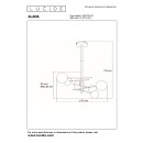 Lucide L464170610 Pendelleuchte ALARA  G4 | 2700K