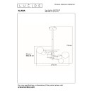 Lucide L464170630 Pendelleuchte ALARA  G4 | 2700K