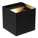 Lucide 69200/06/30 LED Wandleuchte Axi 1x6w | 350lm | 2700k | IP54 - schwarz, Metall