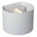 Lucide 69201/06/31 LED Wandleuchte Axi 1x6w | 350lm | 2700k | IP54 - weiß, Metall