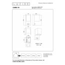 Lucide L698020130 Außenwandleuchte ZARO IR GU10