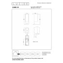 Lucide L698020230 Außenwandleuchte ZARO IR GU10