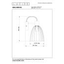 Lucide L742170133 Wandleuchte MACARONS  E27