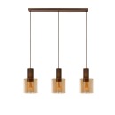 Lucide 74405/03/62 Pendelleuchte Toledo 3x60W | E27