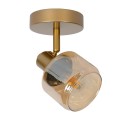 Lucide 77979/01/02 BJORN Decken- oder Wandleuchte 1xE14 - Messing