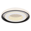Globo 41290-52 LED-Deckenleuchte Lucky 1x52W | 2260lm | 2700-6000K - dimmbar, Fernbedienung, Nachtmodus, Memory-Funktion, weiß, schwarz, opal